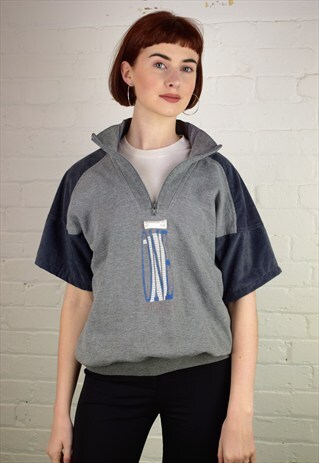 VINTAGE 90'S ADIDAS CUT OFF SLEEVE SWEATSHIRT