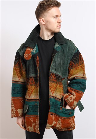VINTAGE AZTEC FESTIVAL JACKET