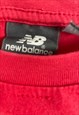 VINTAGE NEW BALANCE 00 TSHIRT12KM IN RED M