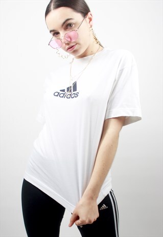 90'S RETRO WHITE SPELL-OUT T-SHIRT