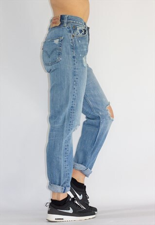 80'S STONEWASH DISTRESSED LEVI JEANS