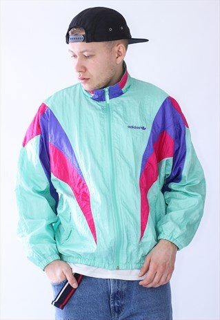 VINTAGE MENS ADIDAS ORIGINALS TRACK SUIT JACKET