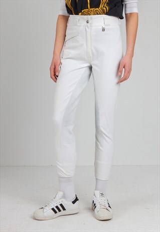 VINTAGE WHITE CAVALLO TROUSERS BOTTOMS
