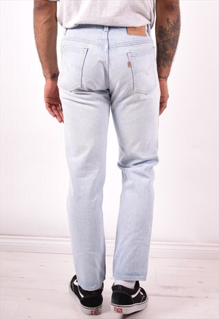 LEVI'S MENS VINTAGE JEANS W31 L28 BLUE 90S