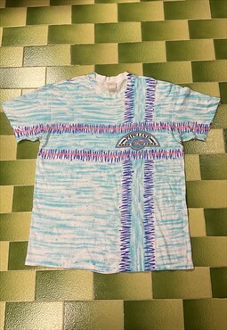 Vintage 90s Pipeline Hardcore USA All Over Print T-Shirt 