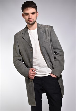VINTAGE 1990S VERSACE VERSUS SUEDE LEATHER JACKET