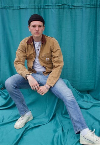 VINTAGE CARHARTT WORKWEAR HARRINGOTN STYLE JACKET