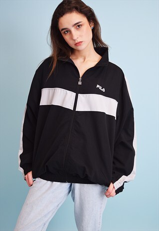 90'S RETRO FILA ATHLEISURE SPORTS TRACKSUIT BOMBER JACKET