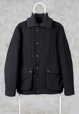J W Anderson x Uniqlo Black Quilted Jacket Wool Chore Small