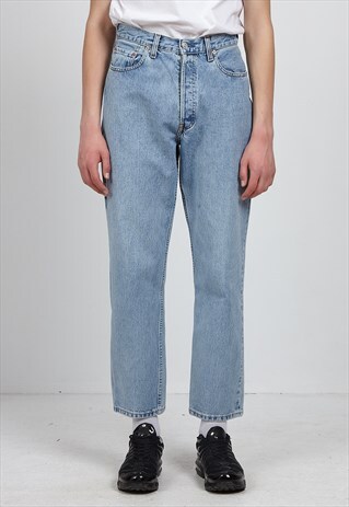 VINTAGE LIGHT BLUE LEVI'S 597 08 FIT DENIM JEANS