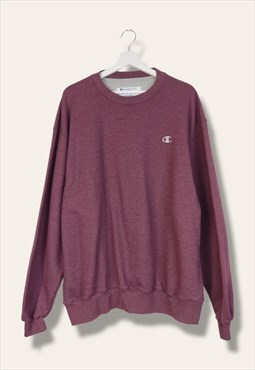 Vintage Champion Sweatshirt Y2K in Purple XL