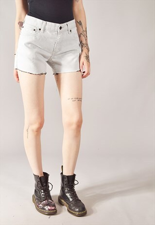 VINTAGE LEVI'S 511 DENIM SHORTS GREY
