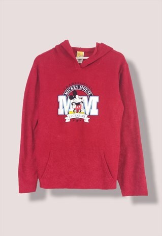Vintage Disney Fleece Legendary in Red L