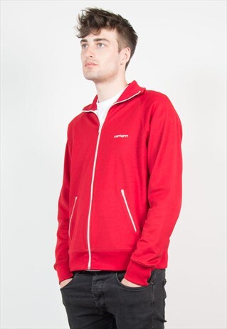 VINTAGE RED CARHARTT TRACKSUIT JACKET