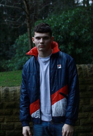 VINTAGE RETRO FILA PUFFED JACKET