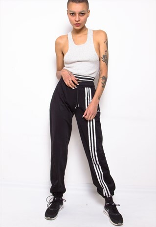 VINTAGE 90S ADIDAS TRACK PANTS ID:7195