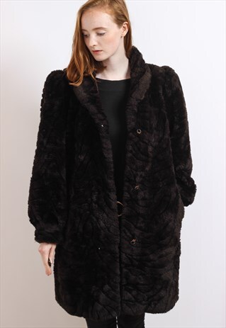 VINTAGE FAUX FUR JACKET