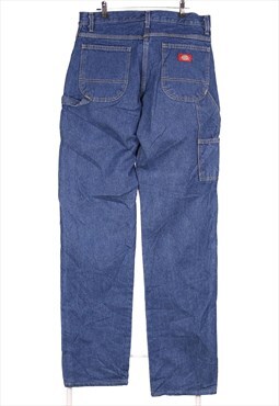 Vintage 90's Dickies Jeans Carpenter Workwear Denim Blue 30