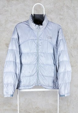 Vintage The North Face Puffer Jacket Baby Blue 700 Medium