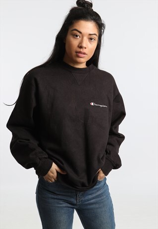 90S CHAMPION EMBROIDERED SPELLOUT SWEATSHIRT