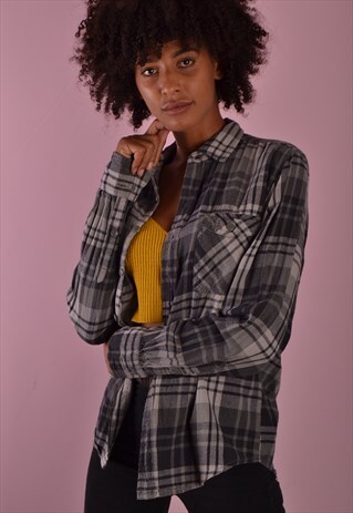 CHECK FLANNEL SHIRT GRS709