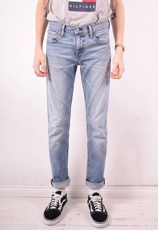 LEVI'S MENS VINTAGE JEANS W30 L31 BLUE 90S