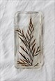 REAL FERN CLEAR PHONE COVER FOR THE IPHONE 12 AND 12 PRO