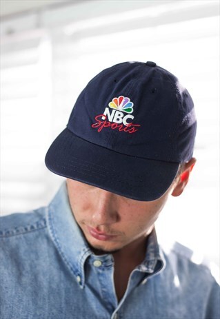 VINTAGE EMBROIDERED BASEBALL CAP HAT LOGO 90S X 2.8