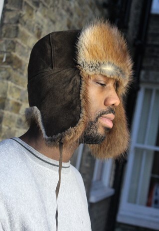 VINTAGE / BROWN HAT