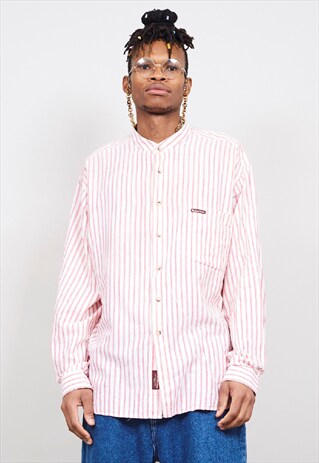VINTAGE 80'S MARLBORO CLASSICS STRIPED SHIRT