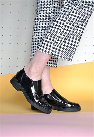 90S MOD PATENT LEATHER LOAFERS