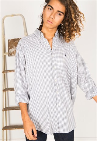 VINTAGE 80S POLO RALPH LAUREN SHIRT / R041