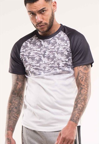 PHARRELL CAMO FADE CREW NECK TEE