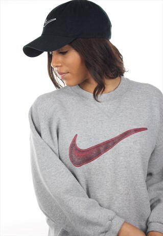 VINTAGE NIKE BIG LOGO SWEATSHIRT JUMPER