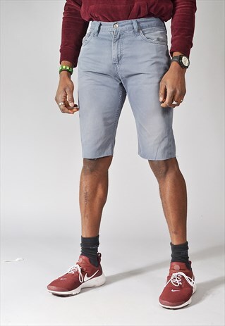 VINTAGE LEVI'S 508 DENIM SHORTS GREY