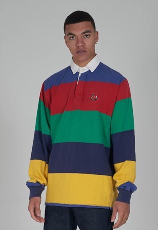 VINTAGE RARE 1988 FLAG LOGO POLO RALPH LAUREN POLO SHIRT