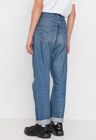 VINTAGE BLUE LEVI'S 615 FIT DENIM JEANS