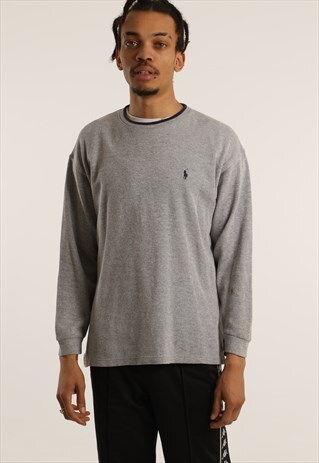 VINTAGE RALPH LAUREN EMBROIDERED LOGO SWEATSHIRT