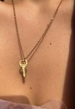 Authentic Louis Vuitton KeyPendant- Reworked Necklac