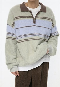 Men's vintage striped knitted sweater SS24 Vol.1