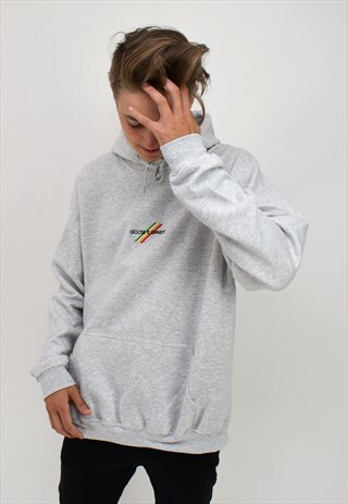 G&G UNISEX MULTI LINES ASH HOOD