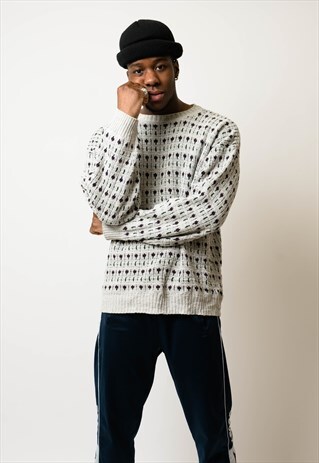 VINTAGE PATTERNED JUMPER