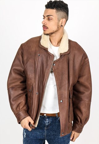 VINTAGE SHEARLING JACKET J248
