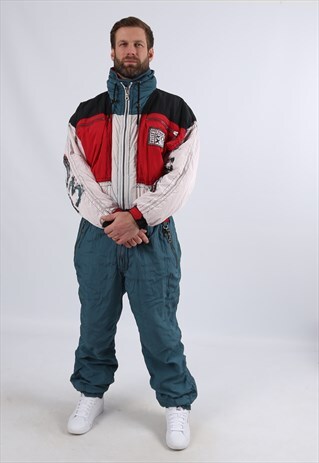 VINTAGE KILLTEC FULL SKI SUIT SNOW 90'S UK XL 44 - 46" (E53O