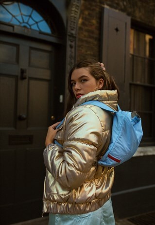 RARE 90S VINTAGE PRADA BABY BLUE RUCKSACK