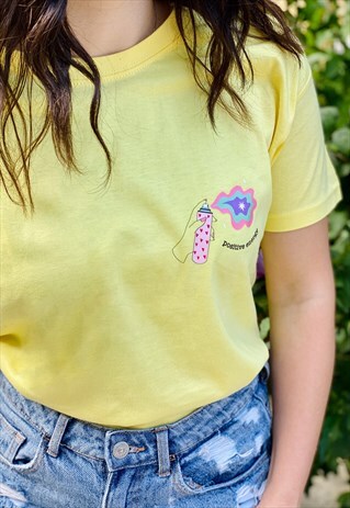 POSITIVE ENERGY GRAPHIC T-SHIRT AESTHETIC Y2K 90S 00S