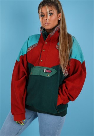 VINTAGE FLEECE JACKET IN MULTI NJ616