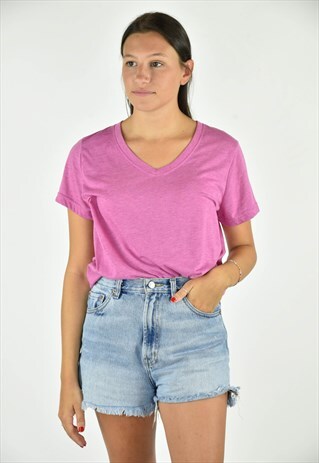 VINTAGE 90'S NIKE PINK ACTIVEWEAR T-SHIRT SIZE LG