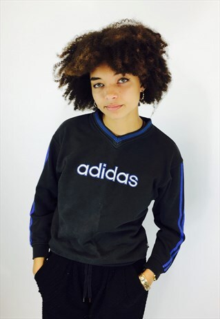 ADIDAS EMBROIDERED 90S SWEATSHIRT