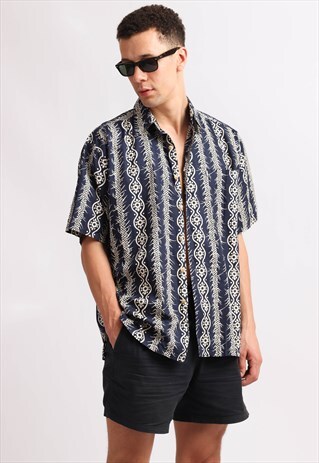 VINTAGE ABSTRACT PRINT SHIRT